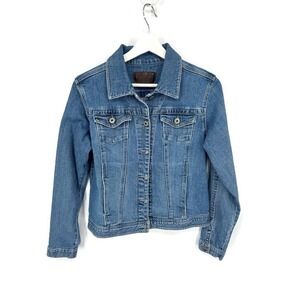 Vintage Lee Denim Jacket Women's‎ Size Small Classic Blue Jean Jacket